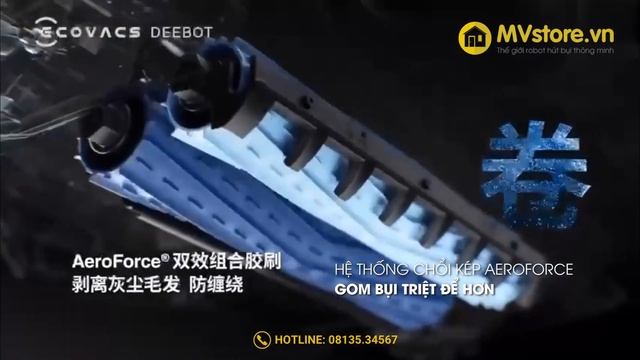 Robot hút bụi lau nhà Ecovacs Deebot T9 AIVI смотреть онлайн