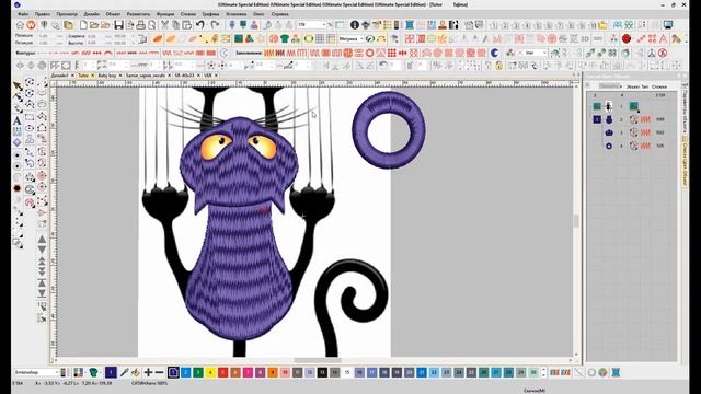 Заполнение Wilcom Embroidery Studio смотреть онлайн
