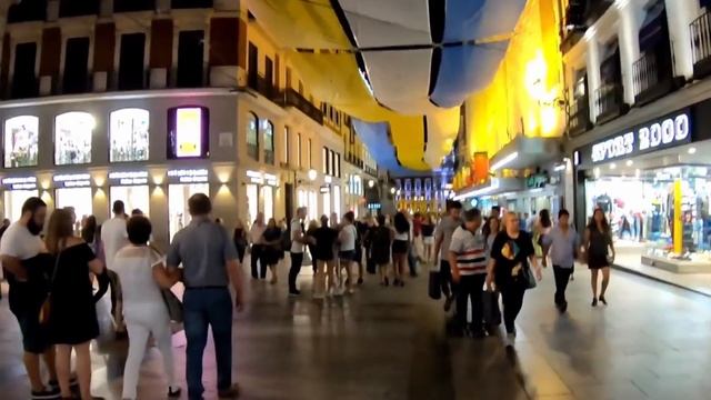 MADRID AT NIGHT | Beautiful Streets and Plazas of Madrid | Street Walk смотреть онлайн