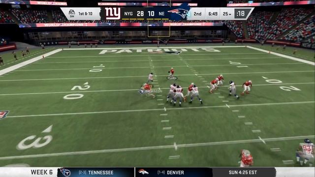 Madden Nfl 20 Карьера игрока - Denzel Sackston| Первый тачдаун в карьере | Сломали Брэйди | #7