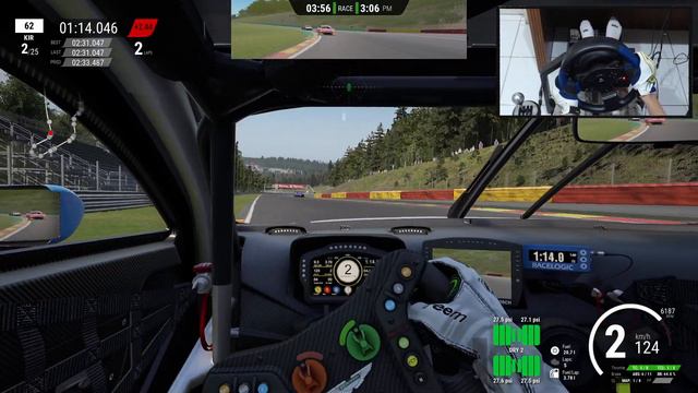 Assetto Corsa Competizione - Aston Martin V8 Vantage GT3 | T150 Pro | Steering Wheel Gameplay смотреть онлайн