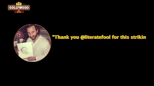 Saif Ali Khan Flaunts Son Taimur's Sketch | Bollywood Asia смотреть онлайн