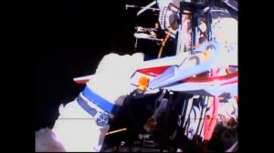 Олимпийский огонь 2014 в открытом космосе.