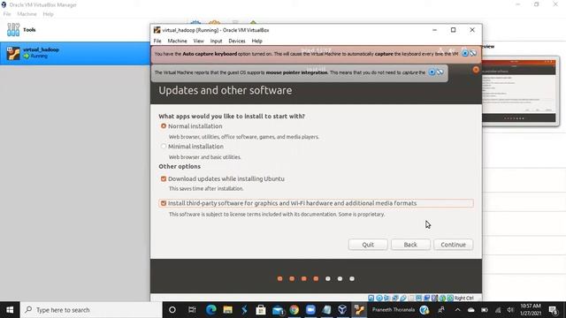 Day 1 | Virtual Machine Installation | Ubuntu | Part 1 смотреть онлайн