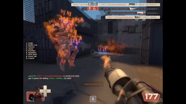 Shadow TF2- Showing off the Combine Pyro skin, and some badass Arena kills смотреть онлайн