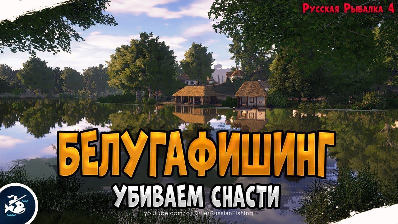 Белуга Черноморская • Рыбалка на живца • Driler - Русская Рыбалка 4