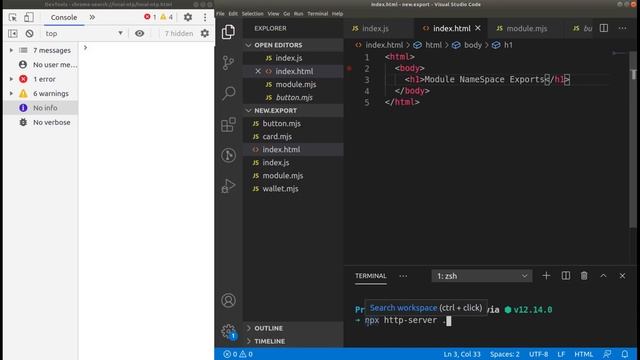 Module Namespace Export - ES2020 - Entenda como funciona смотреть онлайн