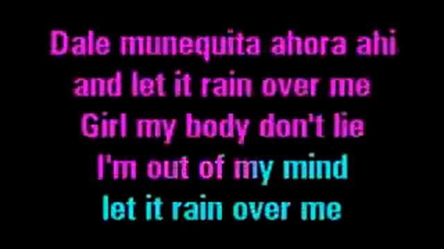 Karaoke Marc Anthony Feat Pitbull - Rain Over Me смотреть онлайн