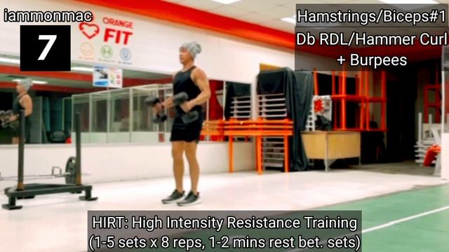 High Intensity Resistance Training (HIRT): Hamstrings/Biceps #1