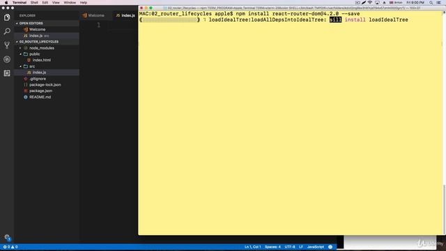 Installing Router in React js смотреть онлайн