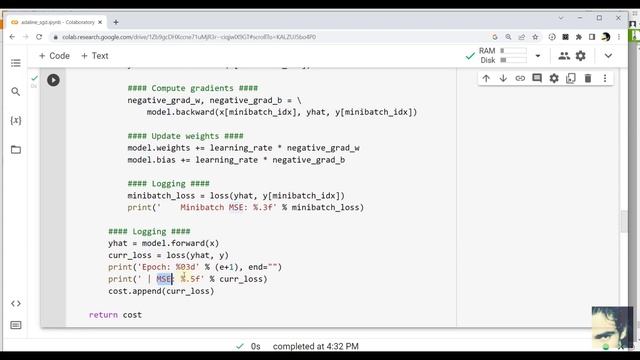 Adaline Implementation in Python using PyTorch شرح смотреть онлайн