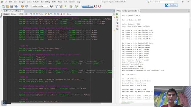 Java string methods смотреть онлайн