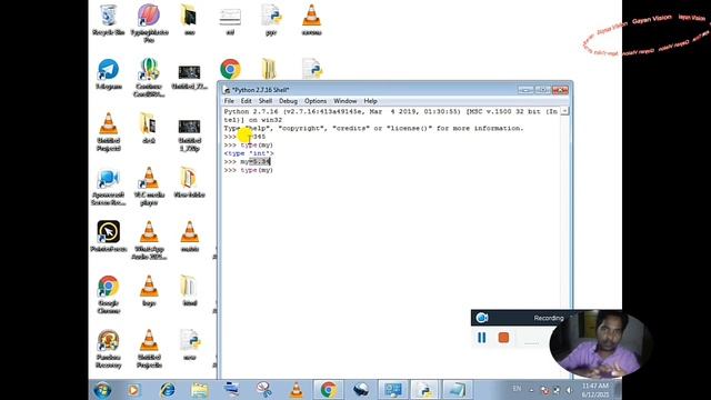 Built In Data Type in Python:- Class 3 :- O Level :- Full Explain In Hindi смотреть онлайн