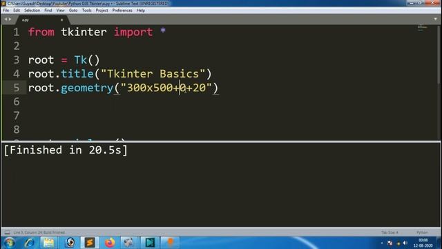 Python Tkinter #1 Main screen and Labels | Tkinter tutorial | Python in Hindi| How to make software смотреть онлайн