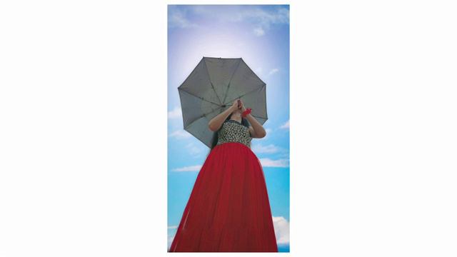 sky photoshoot with umbrella ☔ смотреть онлайн