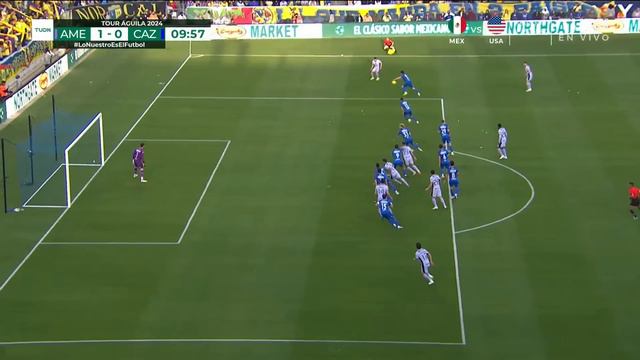 ¡GOL DE VESTIDOR! Illian hace el primero | América 1-0 Cruz Azul | Amistoso 2024 | TUDN смотреть онлайн