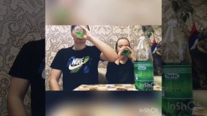 Челлендж кто больше выпьет