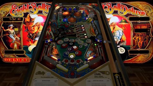 Eight Ball Deluxe (Bally 1981) 1.0.0 - VPX смотреть онлайн