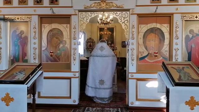 Sigulda   Божественная Литургия в Лазареву субботу 11.04.2020.