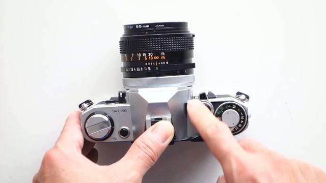 how to use canon ae-1. shutter, film loading, battery check... смотреть онлайн