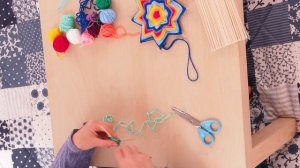 Мандала из ниток на шпажках - как сплести? 4 луча - простые мандалы для начинающих