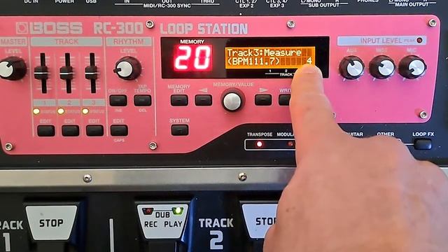 BOSS RC600 vs RC300 - Track Measure Adjustment смотреть онлайн