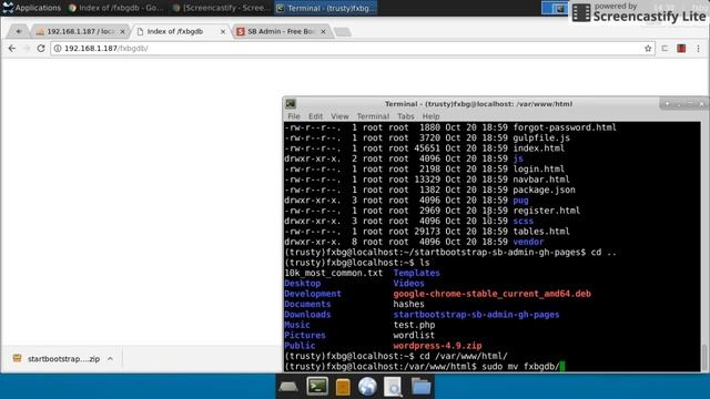 SB Admin Bootstrap Template Setup смотреть онлайн