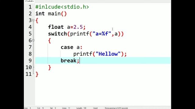 Program for print variable valve in switch Case || simple Method Apply || #232 смотреть онлайн