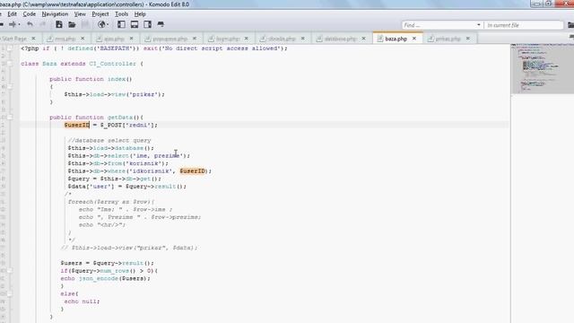 Mysql database in Codeigniter смотреть онлайн