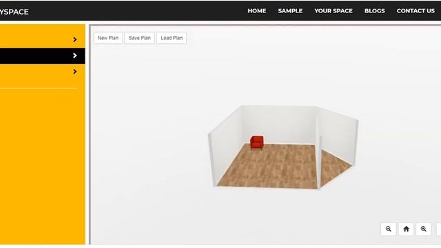3D Room Planner WebApp Project built with three.js смотреть онлайн