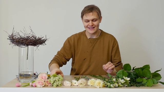 Мастер-класс Весенний каркас из веток. смотреть онлайн