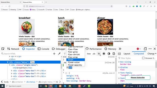 How to Make a Responsive Restaurant Menu using Html & Css смотреть онлайн