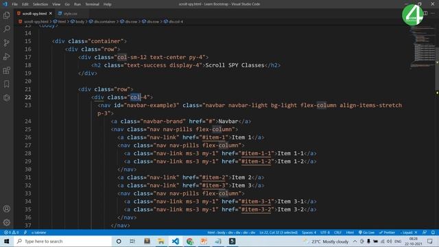 Bootstrap Tutorial In Hindi | Bootstrap 5 Scrollspy Tutorial | Bootstrap 5 Tutorial In Hindi смотреть онлайн