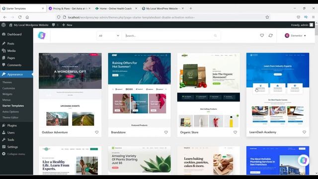 How to install Astra theme in WordPress | Import Demo Template | Wordpress Tutorial смотреть онлайн