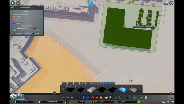 The Start Of A Fishing Industry - Verde Beach (Vanilla Cities Skylines Build Ep. 22)