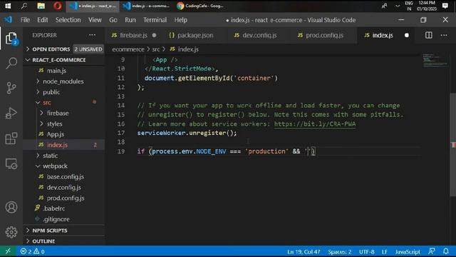 Tutorial#9|React.js/Redux E-Commerce - Running the development Server смотреть онлайн