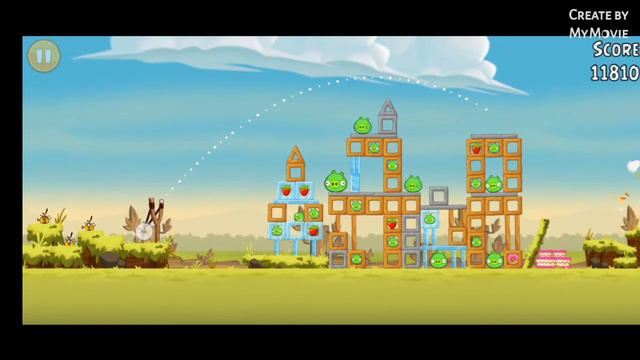 Mario plays angry bird classic смотреть онлайн