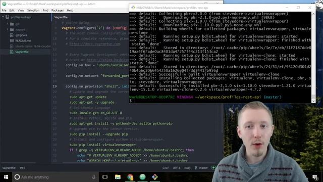 09 Running and connecting to our dev server смотреть онлайн