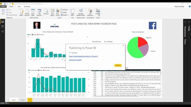 Publish report from Power BI Desktop to Power BI Services смотреть онлайн