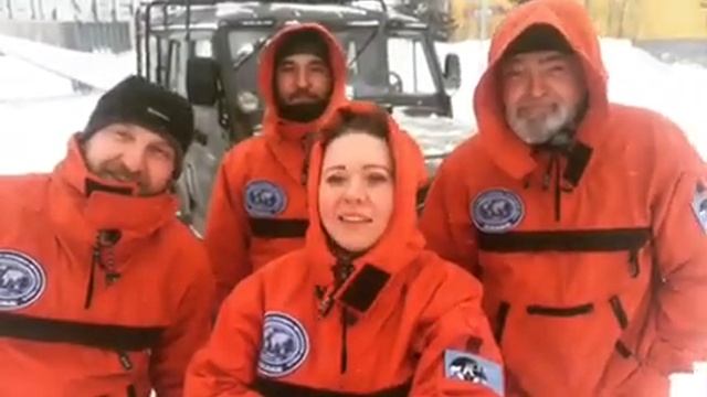 Погода - не помеха! Экспедиция "На Север" стартовала в Новом Уренгое смотреть онлайн