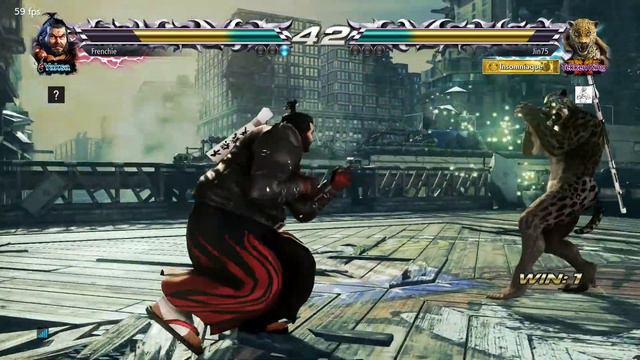 TEKKEN 7  Jin75 Kin V Frenchie Gan