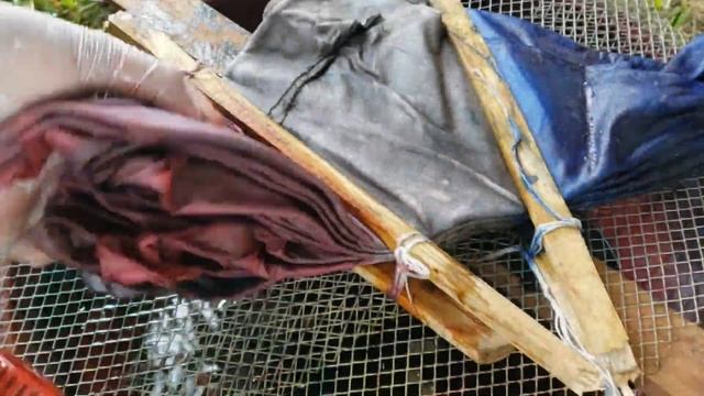 Batik Making (Itajime Shibori dyeing With multiple colors) #shibori #tiedye #batikmaking смотреть онлайн