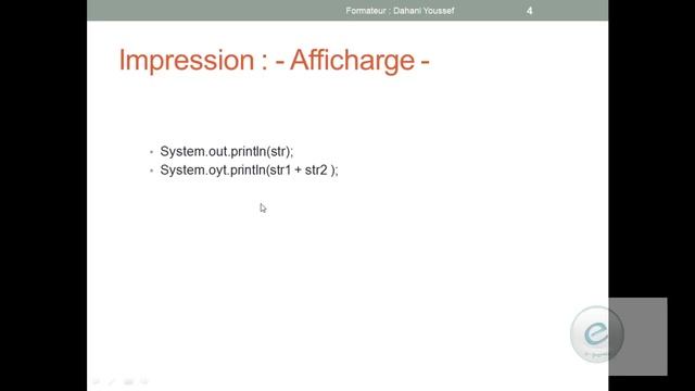 Java : String : charAt et concaténation смотреть онлайн