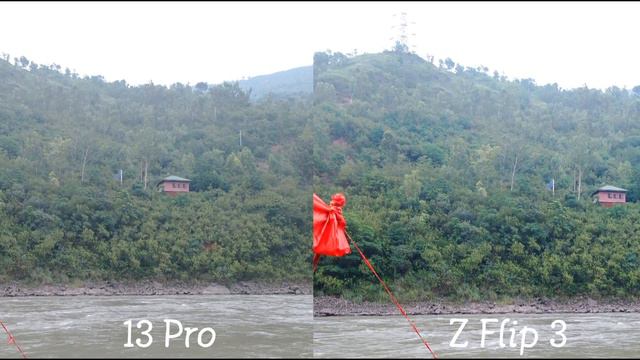 Samsung Galaxy Z Flip 3 Vs iPhone 13 Pro Camera Test смотреть онлайн