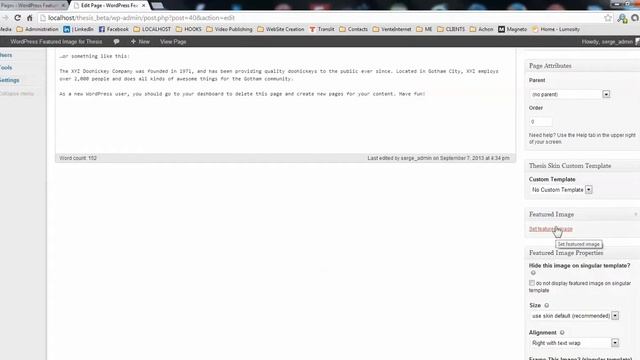 WordPress Featured Image for Thesis 2 plugin features смотреть онлайн