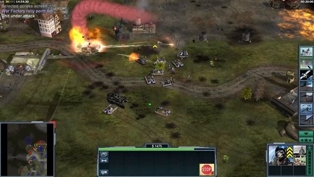 [C&C Zero Hour] General Ironside vs General Kwai - Easy Version смотреть онлайн