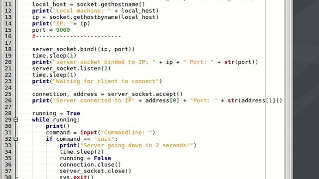socket and Subprocess management - remote command line. Part 2 смотреть онлайн