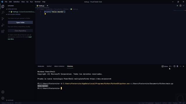 ? CURSO de PYTHON desde CERO - 06 INSTALAR y CONFIGURAR extension PYTHON en VISUAL STUDIO CODE смотреть онлайн