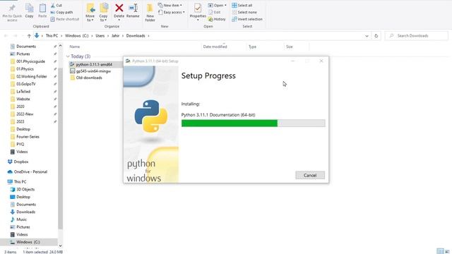 How to Install basic PYTHON for Windows 10 смотреть онлайн