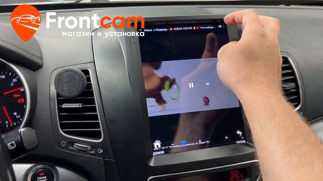 Магнитола Canbox H-Line 5623 для Kia Sorento 2 на ANDROID в стиле тесла смотреть онлайн